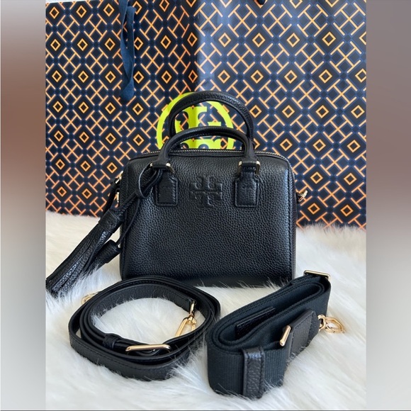 Tory Burch Thea mini web satchel crossbody bag - Picture 5 of 9